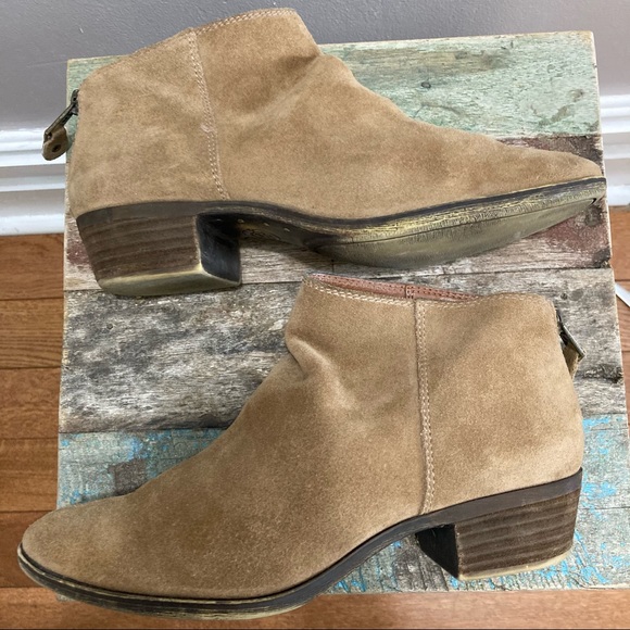 Lucky Brand Suede Ankle Boots 7.5 - Picture 3 of 9